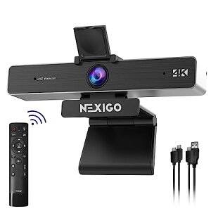 NexiGo Zoom�F��A N950P 4K�Y�[���\�E�F�u�J���� �����R���ƃ\�t�g�E�F�A�R���g���[���A�\�j�[ Starvis�Z���T�[�A5X�f