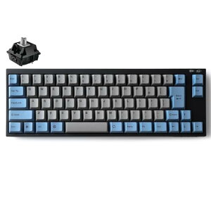 LEOPOLD FC660MBT GRAYBLUE Bluetooth/USB-C ���{��z�� ���Ȗ� ���L�[�t�R���p�N�g 65% 70�L�[