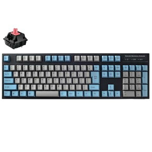 LEOPOLD FC900RBT GRAYBLUE Bluetooth�L�[�{�[�h USB-C�ڑ��� ���{��z�� ���Ȗ� �t���T�C�Y 108�L�[
