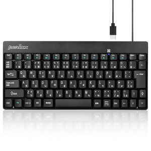 Perixx PERIBOARD-422 �L�� usb c �P�[�u�� �~�j�L�[�{�[�h usb-c/type-c/typec �ڑ� �u���b�N �e��