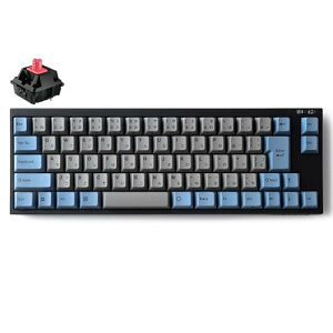 LEOPOLD FC660MBT GRAYBLUE Bluetooth/USB-C ���{��z�� ���ȗL ���L�[�t�R���p�N�g 65% 70�L�[