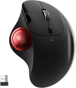 Ewin �g���b�N�{�[���}�E�X Bluetooth&2.4GHz���Ή� 3�䓯���ڑ� �g���b�N�{�[�� �yNEW���f���z ���C�����X �e�w �É��^