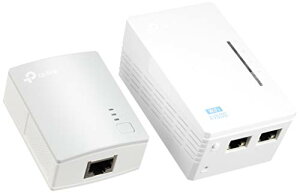 TP-Link WiFi ���p�@ PLC�A�_�v�^�[ TL-WPA4220 KIT 11n 300Mbps ����LAN �L��LAN �R���Z���g 2