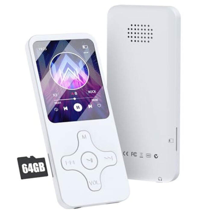 楽天市場】MP3プレーヤー 64GB Bluetooth5.0 音楽プレイヤー128GBまで 