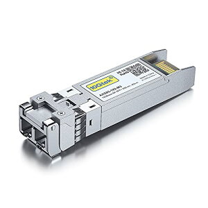 10Gtek 10GBase-SR SFP+���W���[�� 10G 850nm MMF �ő�300m ���g�����V�[�o Cisco SFP-10G-S