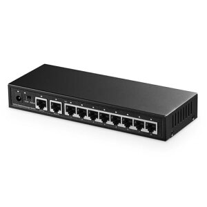 Binardat 10�|�[�g �M�K�r�b�g�C�[�T�l�b�g�X�C�b�` 8�|�[�g 100/1000Mbps 2�M�K�r�b�g�A�b�v�����N Vlan�Ή� ���^��