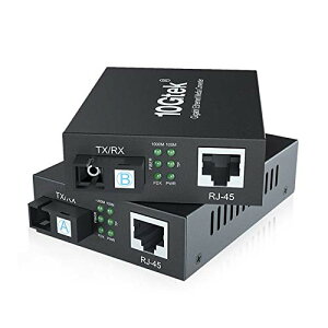 10Gtek �M�K�r�b�g �����f�B�A�R���o�[�^�[ ��g�o�����V���O�����[�h SC�|�[�g 1.25Gb / s 1000Base-LX to 10