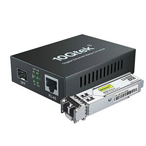 10Gtek �M�K�r�b�g �����f�B�A�R���o�[�^�[ �}���`���[�h �f���A��LC�t�@�C�o�[ 1.25Gb/s SFP���W���[�� to 10/100/