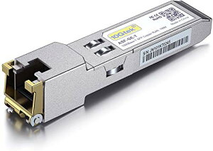 10Gtek 1.25G SFP-T 1000Base-T �J�b�p�[ SFP���W���[�� SFP to RJ45 SFP ���g�����V�[�o Cisc