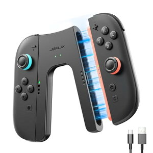 JSAUX �[�d�O���b�v Switch 2�ɑΉ� ���E�����^�R���g���[���[�[�d�O���b�v V���^ �v���C���Ȃ���[�d�\�ESwitch 2�A�N�Z�T