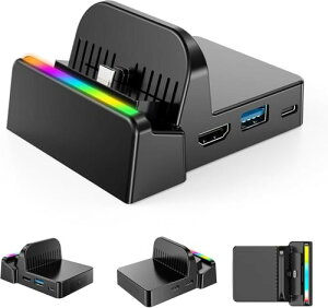 Nintendo0 Switch 2 / Switch/Switch�L�@EL �Ή��h�b�N�b4K�o�́b ���M�݌v�E�X�}�[�g�`�b�v���ځb�����[�d�b�g