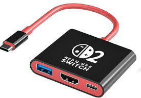 Switch 2 ドック 「21.0.0」対応 テレビ接続出力 直接にTV出力 ドック多機能 スイッチ 2 ドック HDMI 4K@60Hz/U