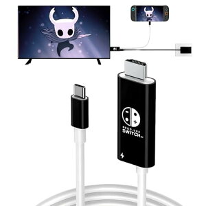 Switch�h�b�N2m �������ڂ�TV�o��Hdmi Type-C�X�C�b�`4K&60HZ�𑜓x/HDMI�ϊ�/type c PD�[�d/���ڂ�TV�o