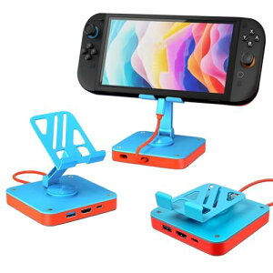 Switch 2 �h�b�N�y�V�o��-�ی�P�[�X�t��TV����ʎg�p�\�z�X�C�b�`2�h�b�N HDMI 4K 60HZ �� �֊� �����ގ��� ���@�\P