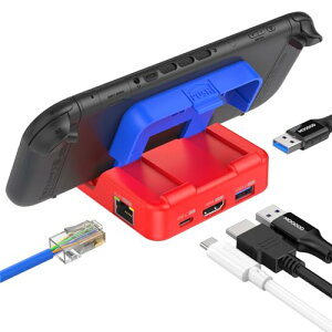 MOGOOD �X�C�b�` �ԂƐ̔z�F TV �h�b�L���O�X�e�[�V���� Switch �h�b�N 4K 100W PD 1Gbps 5Gbps Swit