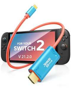 JEMDO Switch 2 �h�b�N�t�� HDMI�ϊ��P�[�u���y2026�N�V�o��z�iV21.2.0�ɂ��Ή��j�A�b�v�f�[�g4K@144?Hz 48