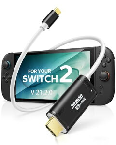 JEMDO Switch 2 �h�b�N�t�� HDMI�ϊ��P�[�u���y2026�N�V�o��z�iV21.2.0�ɂ��Ή��j�A�b�v�f�[�g4K@144?Hz 48