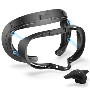 GEEKVR �t�F�C�X�J�o�[ �t�F�C�V�����C���^�[�t�F�[�X for Meta Quest 3S ���C�f���A���t�F�C�X�N�b�V���� �R���t�H�[�g P