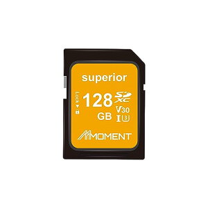 MMOMENT SD�J�[�h 128GB �������[�J�[�h 4K����Ή� / �f�W�^���J����/��჌�t / V30 / Class10 / UHS-