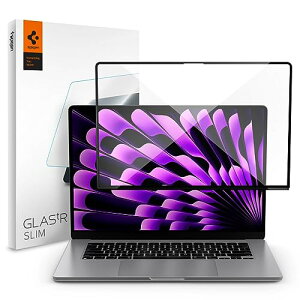 Spigen MacBook Air M4 2025 15�C���` �K���X�t�B���� MacBook Air M3/ M2 �Ή� 15 �ی�t�B����