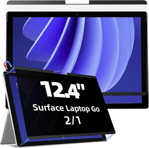 Surface Laptop Go 2/1 �p �`�����h�~ �t�B���^�[ 12.4�C���` �v���C�o�V�[����� �ی�t�B���� �}�O�l�b�g�� �^�b�`�p
