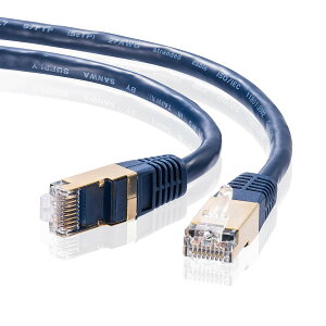 �T�����T�v���C CAT7LAN�P�[�u�� (30m) 10Gbps/600MHz RJ45 �l�C�r�[�u���[ KB-T7-30NVN