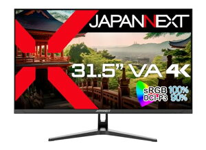JAPANNEXT 31.5�C���` VA�p�l������ 4K(3840x2160)�𑜓x �t�����j�^�[ JN-V3152UHDR HDMI DP H