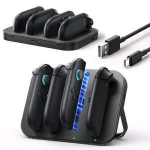 JSAUX Switch 2 �W���C�R���p �[�d�X�^���h�b�X�C�b�`2 �Ή� 4�䓯���[�d�b�}�O�l�b�g���R�l�N�^�b�܂肽���ݎ��X�^���h�bLED���C