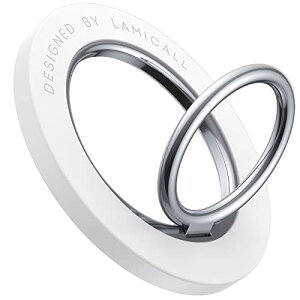 Lamicall MagSafe�Ή� 360�x��]�� �X�}�z�����O : �}�O�l�b�g�� �g�ѓd�b �z���_�[ �����O �}�O�Z�[�t �o���J�[�����O M
