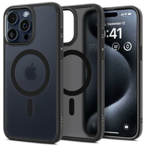 Spigen �y�n��18�N�̋Z�p�́z iPhone 15 Pro Max �P�[�X ������ MagSafe�Ή� �ČRMIL�K�i �E���g���E�n�C�u��
