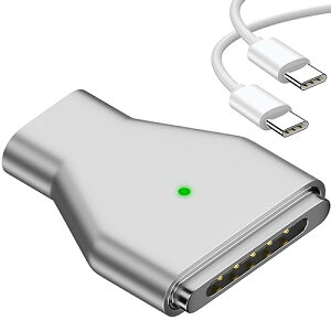 USB Type C Magsafe3 �Ή�140W �d���A�_�v�^ ���C�[�d T-Tip�݊� Mac �[�d�� 2021 MacBook Pro