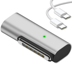 USB Type C Magsafe3 �Ή�140W �d���A�_�v�^ ���C�[�d T-Tip�݊� Mac �[�d�� 2021 MacBook Pro