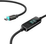 MATECH USB-C & USB-C ケーブル 240W 高耐久ナイロン USB PD対応 (史上初リアルタイムディスプレイ付き) …