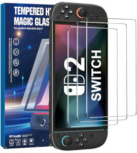 Switch 2�ی�t�B���� / �X�C�b�`2 �ی�t�B�����y3���Z�b�g+�ȒP�K�C�h�g�t���z�h�b�N�Ή� �d�x9H �S�ʕی� 99%���ߗ� �\��₷