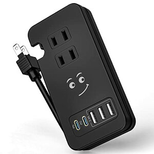 �f���ȓ� �d���^�b�v USB�R���Z���g �y2��USB-C PD �}���[�d�|�[�g�E3��USB�[�d�|�[�g�E3��AC�R���Z���g�EPSE�F�؍ρz �d���P