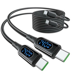 MINSLIS DC03 USB Type C �P�[�u���y140W/5A 2�{�Z�b�g�zPD�Ή��y2m�zType-C to Type-C �}���[�d