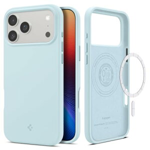 Spigen �y�n��18�N�̋Z�p�́z iPhone 17 Pro �P�[�X MagSafe�Ή� �V���R���f�� �}�O�l�b�g���� �}�b�g �ϏՌ� �ČR
