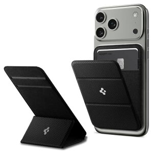 [Spigen] MagSafe�Ή� �J�[�h�P�[�X �X�^���h�@�\ �X���� �}�O�l�b�g���� �w�� �E�H���b�g iPhone 17e iPhone