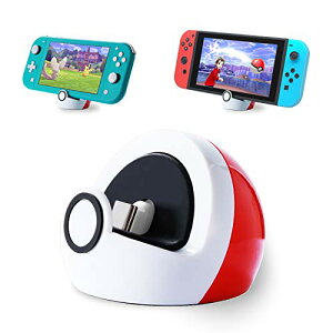 Nintendo Switch/Switch Lite/Switch OLED�ɑΉ��������^�[�d�X�^���h�ASwitch�Q�[���pUSB-C�|�[�g�t