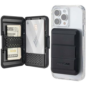 Case-Mate �yPelican�z Magnetic Wallet & Card Holder - MagSafe �Ή� iPhone �̔w