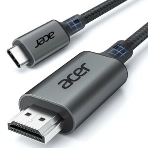 Acer USB Type-C HDMI �P�[�u�� 4K@60Hz�y2M�z�^�C�vC HDMI �ϊ��P�[�u�� Thunderbolt 4/3 �Ή�