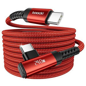 toocki USB C �P�[�u�� L�� 240W/5A Type-c L�^ PD3.1�}���[�d �f���h�~ �i�C�����҂� �A���h���C�h iPho