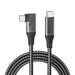 �y���{�����u�����h�zLuxxio USB4 2.0 Gen4/Thunderbolt5�Ή� USB-C to USB-C�P�[�u�� 240W/����