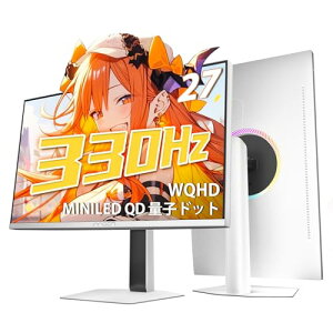 INNOCN MiniLED ���j�^�[ 27�C���` �Q�[�~���O���j�^�[ WQHD 330Hz 0.5ms ����� QD-�ʎq�h�b�g ���P�_�ۏؑ�