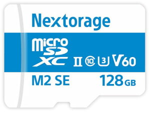 Nextorage ���{���[�J�[ UHS-II �}�C�N��SD�J�[�h 128GB microSDXC U3 V60 �Ǐo���ő�280MB/s ����