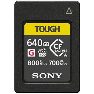 �\�j�[ �y����E�A�ʂɁz CFexpress Type A�������[�J�[�h CEA-G640T TOUGH 640GB(ILCE-1/FX6/FX