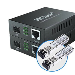 10Gtek 2�Z�b�g �M�K�r�b�g �����f�B�A�R���o�[�^�[ �}���`���[�h �f���A��LC�t�@�C�o�[ 1.25Gb/s SFP���W���[�� to 1