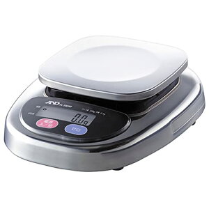 A&D �h�o�E�h���f�W�^���͂��� HL-300WP ��Ђ傤��:300g �ŏ��\��:0.1g �M���@:128(W)*128(D)mm�� �V���o�[