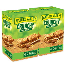 Nature Valley クランチー グラノーラバー オーツ＆ハニー 40パック ×2セット