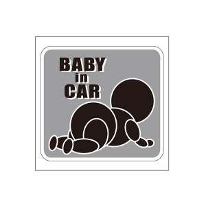 �Ԃ���� �X�e�b�J�[ BABY IN CAR �u���b�N �X�e�b�J�[ Baby in the car �`���C���h�V�[�g �o�Y�j�� �D�P�j�� �M�t�g �v���[���g �ԗp �L�Y�B�� ���B��